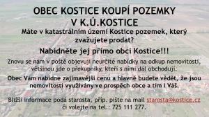 odkup pozemků