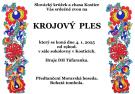 Krojový ples v Kosticích s DH Túfaranka a tombolou