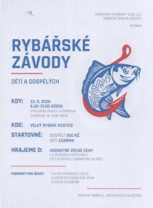 rybářské závody u rybníka